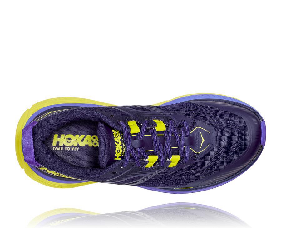 Tenis Trail Hoka One One Masculino Azuis/Verdes - Stinson Atr 6 - 257-RBLEPM